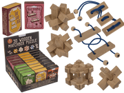 Puzzle In Legno 3D In Scatola Di Fiammiferi 6 Pezzi Assortit