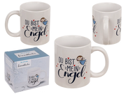TAZZA, YOU ARE MY ANGEL 9 X 8 CM, 300 ML, IN GRES, IN CONFEZ