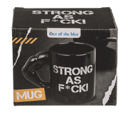 TAZZA, STRONG AS F*CK IN GRES, 11,5 X 8 CM, CAPACIT  350 ML,