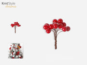 369  RAMI DI DECORAZIONI DI NATALE 12PCS