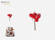 369  RAMI DI DECORAZIONI DI NATALE 12PCS