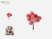 369  RAMI DI DECORAZIONI DI NATALE 12PCS