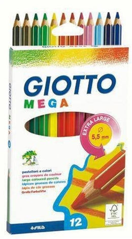 PASTELLO GIOTTO MEGA SCATOLA 12 COLORI2256
