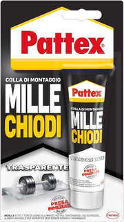 PATTEX MILLE CHIODI TRASPARENTE 40G
