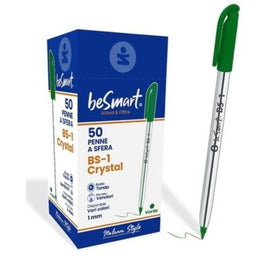 BOX 50 PENNE BS1-CRYSTAL VERDE BE SMART