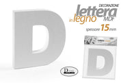 LETTERA D 10*10*1,5CM