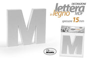 LETTERA M MDF 11*10*1,5CM