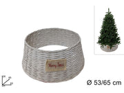 CESTA BIANCA COPRIBASE ALBERO 53X26CM