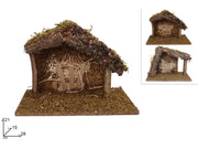 CAPANNA VUOTA C GREPPIA 28X15X21 CM ART.