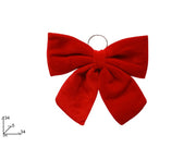 FIOCCO VELLUTO 34CM ROSSO HJ21-1201R-34