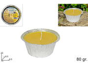 VASETTO CITRONELLA ALLUMINIO 80GR DIAM 8.5 CM ART. CR85C