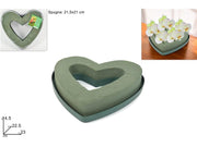 SPUGNA IDRO CUORE 21 CM C/VASSOIO