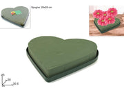 SPUGNA IDRO CUORE 28 CM C/VASSOIO