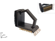 SPAZZOLA PER BARBECUE SETOLE ACCIAIO E SPUGNA