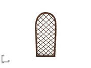 GRIGLIATO IN LEGNO TONDO 120X45 HL1002B