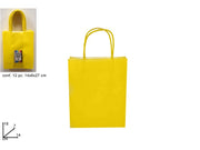 BUSTA REGALO CARTA GIALLA 18X7X14 YELLOW