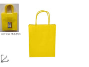BUSTA REGALO CARTA GIALLA 21X8X18YELLOW
