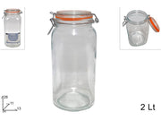 BARATTOLO VETRO 750 ML o 1LT o 1.5LT o 2LT C/ TAPPO ERMETICO