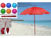 OMBRELLONE 100/8 32/32 COLORATO INTERNO SILVER FIBRA DI VETR