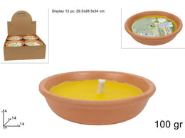 CITRONELLA 100GR IN CIOTOLA COCCIO IN DISPLAY