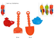 ATTREZZI GIOCO MARE SET 4PZ