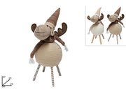 RENNA C CAPPELLO E SCIARPA LANA BEIGE MARRONE 2 ASS 47 CM