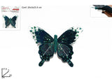 Farfalla 20Cm Con Pinzetta Decorata Con Glitter