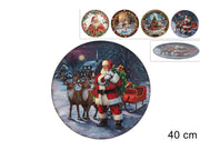 SOTTOPIATTO 40CMDECORO NATALIZIO 4 ASSHRT24AF1308XMAS