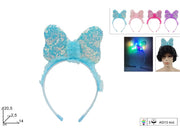 CERCHIETTO FIOCCO CON GIOCO DI LUCI 4COL