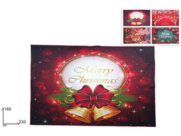 TAPPETO ZERBINO NATALIZIO 160X230CM 4ASS (F.4.60)
