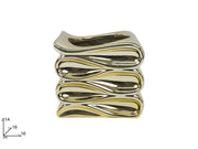 VASO CERAMICA ORO