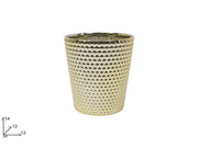 VASO CERAMICA BOLLE ORO