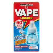Vape Specialist by Fumakilla - Ricarica Liquida Classica, Protegge dalle Zanzare, 60 Notti, 36 ml, 1 pezzo