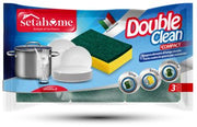 SPUGNA CASA DOUBLE 3PZ COMPACT 7X10CM