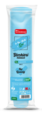 BICCHIERI MONOUSO CELESTI 200CC CF50PZ