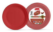 PIATTI DA DOLCE/FRUTTA ROSSI CF 25PZ