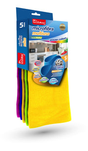PANNO MICROFIBRA 5PZ - POWER COLORS