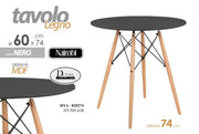 HYA/TAVOLO TDO MDF NER 60*74 HY-T08-60B