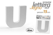 LETTERA U MDF 10*10*1,5CM