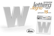 LETTERA W MDF 14*10*1,5CM