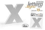 LETTERA X MDF 10*10*1,5CM