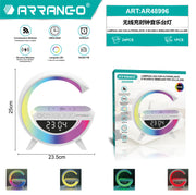 LAMPADA LED CON ALTOPARLANTE E RICARICA WIRELESS PER CELLULA