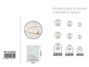 PERLA PICCOLA 4-6-8 COLORE BIANCO