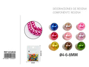 PERLA PICCOLA 4-6-8 MULTICOLORE