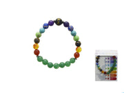BRACCIALE CON TRE FILI DI PIETRE GREZZE, AVVENTURINA VERDE