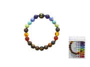 BRACCIALE CON TRE FILI DI PIETRA GREZZA, PIETRA DI TIGRE