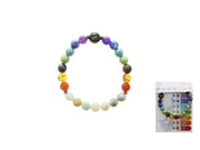 BRACCIALE CON TRE FILI DI PIETRA GREZZA AMAZON