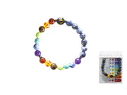 BRACCIALE CON TRE FILI DI PIETRA GREZZA E LAPISLAZZULI