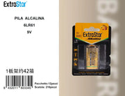 EXTRASTAR PILA NORMALE 9V BLISTER 1UN QTA/288
