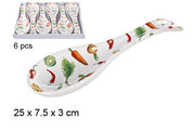 POGGIAMESTOLO CERAMICA DECORATO VERDURE